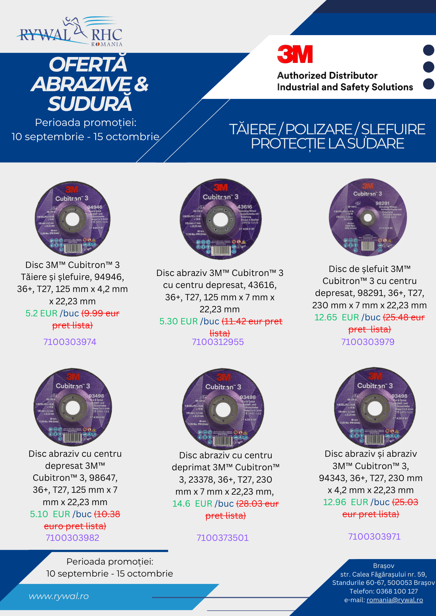 Oferta Masti de protecie pentru sudare si abrazive 3M™ - imagine 5