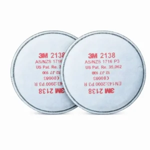 Filtru pentru particule 3M™ 2138 P3 R – protecție suplimentară ozon și mirosuri