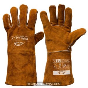 Manusi de sudura din spalt de piele bovina cu Kevlar MOST GRIZZLY PREMIUM
